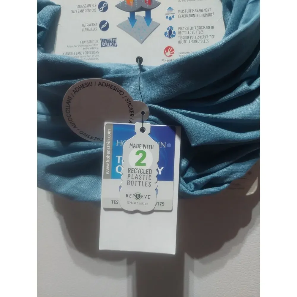 New BUFF Adult Lightweight Coolnet UV Insect Shield Neck Gaiter Headband Blue